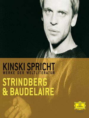 cover image of Kinski spricht Strindberg und Baudelaire